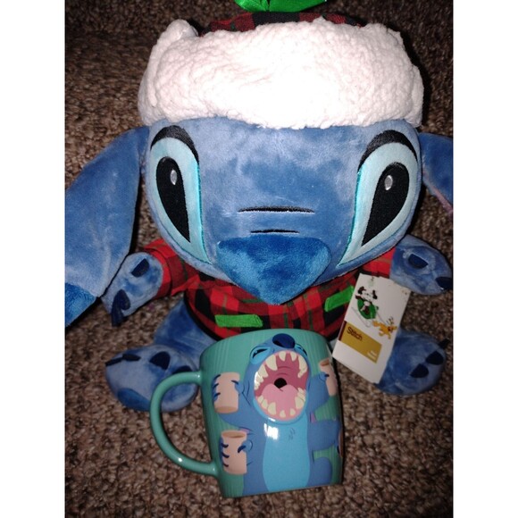 Disney Store Stitch Mug & Holiday Plush - Picture 11 of 11
